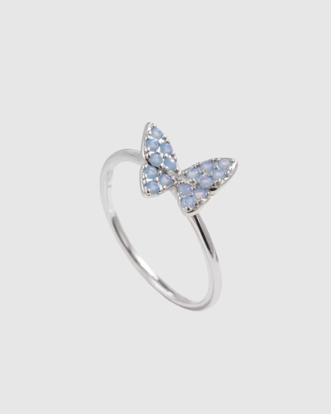 Butterfly Ring - 925 Sterling Silver - Gold & Silver