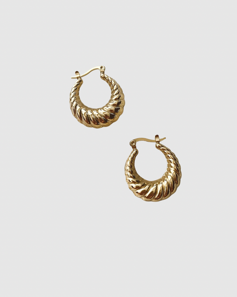 Vintage Hoop Earrings - Gold & Silver