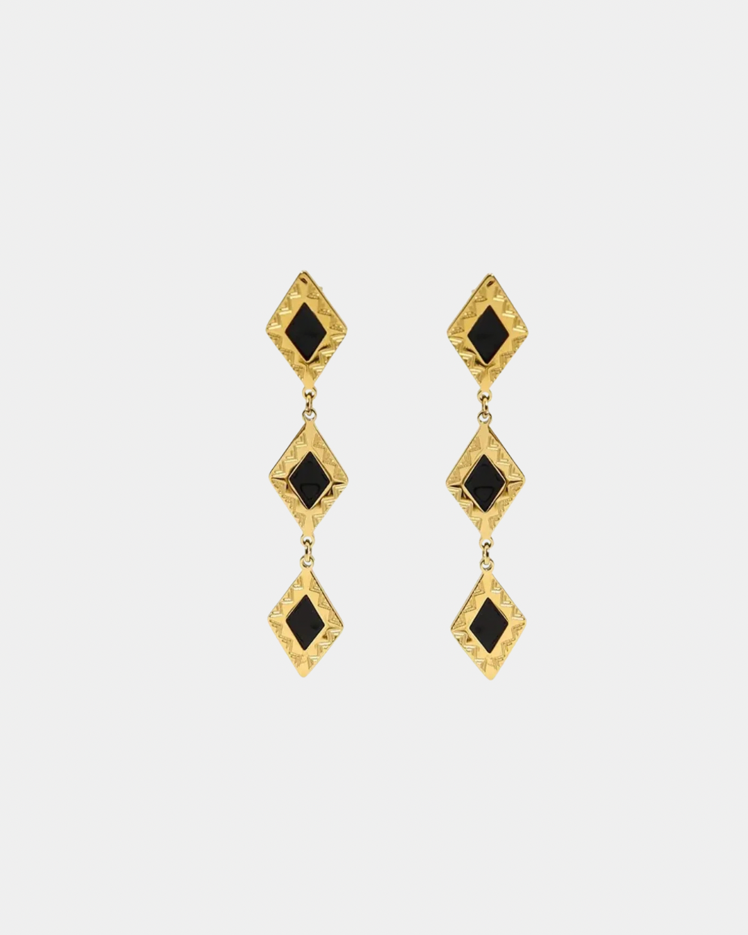 Helen Drop Earrings - Gold