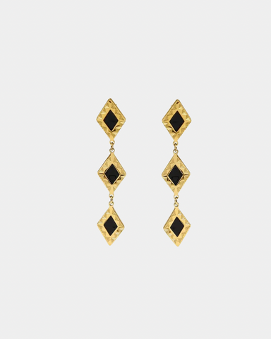Helen Drop Earrings - Gold