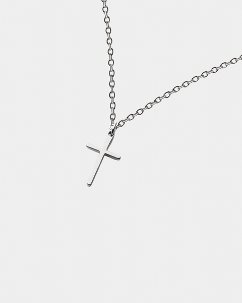 Cross Necklace - Silver