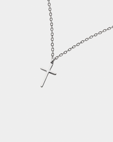 Cross Necklace - Silver