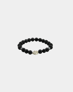 Ultimate Protection - Obsidian, Lava, Hematite, Hamsa - Gemstone Bracelet