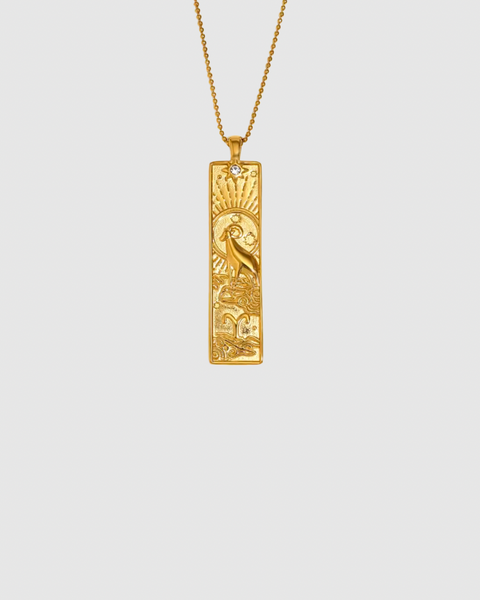 Zodiac Sign Necklace - Astrology - Gold