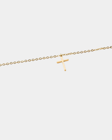 Cross Necklace - Gold