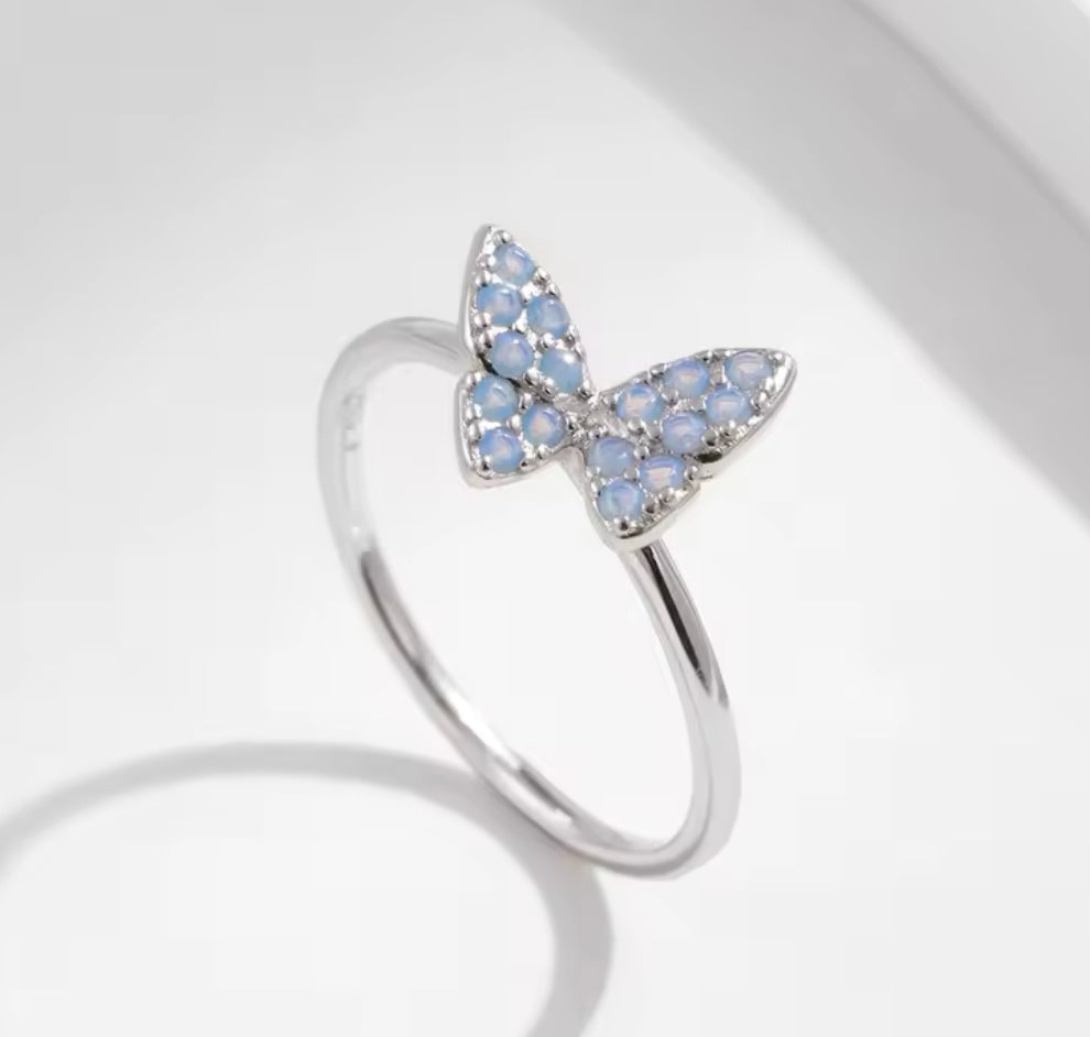 Butterfly Ring - 925 Sterling Silver