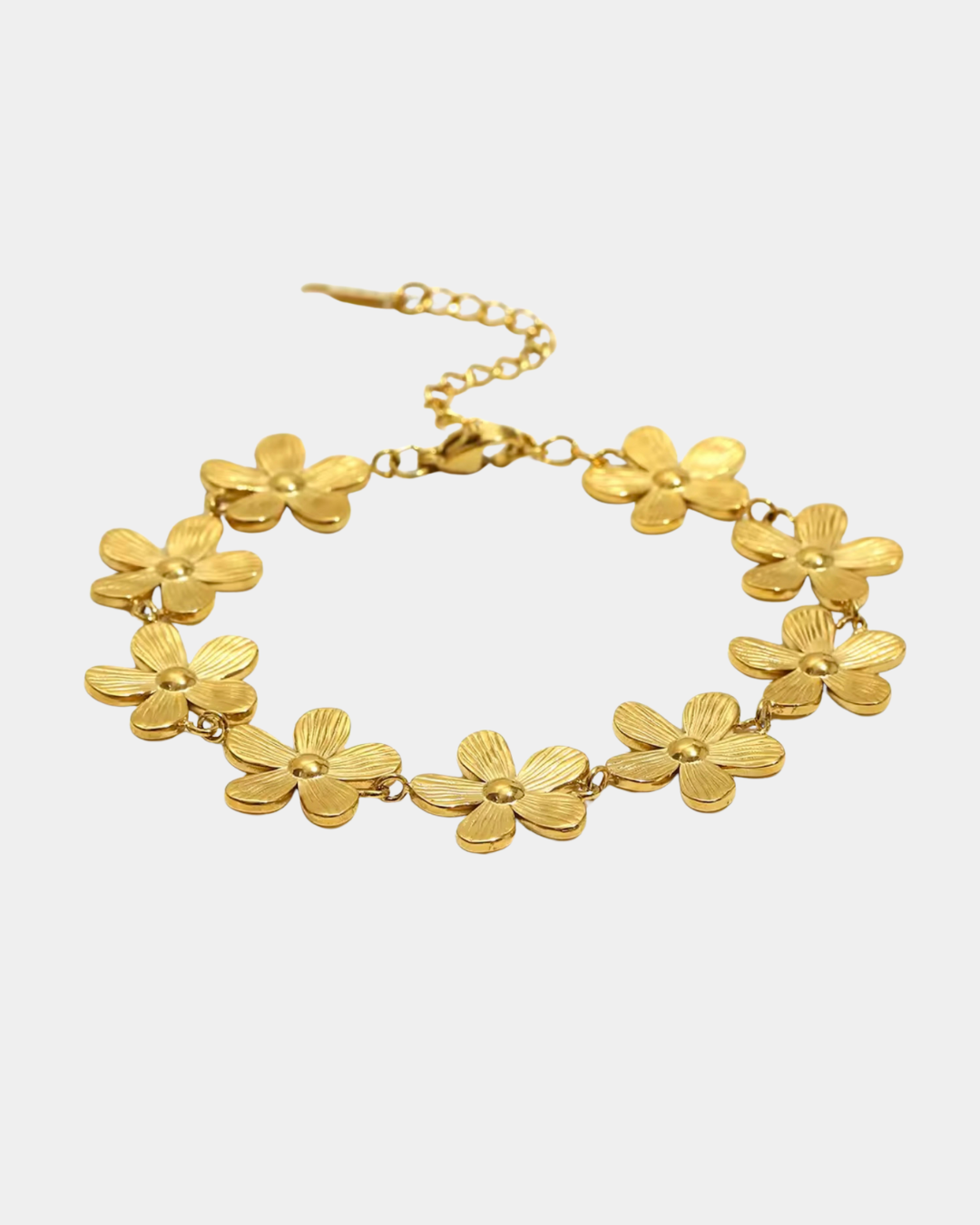Flower Bracelet - Gold