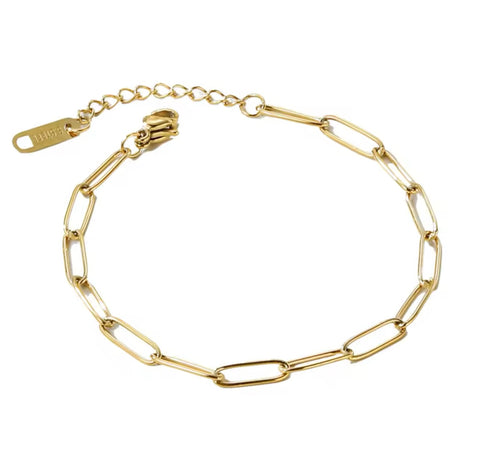 Link Chain Bracelet - Gold