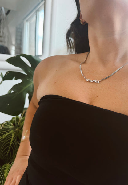 Mama Necklace - Gold & Silver