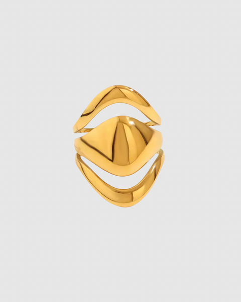 Statement Ring - Gold & Silver