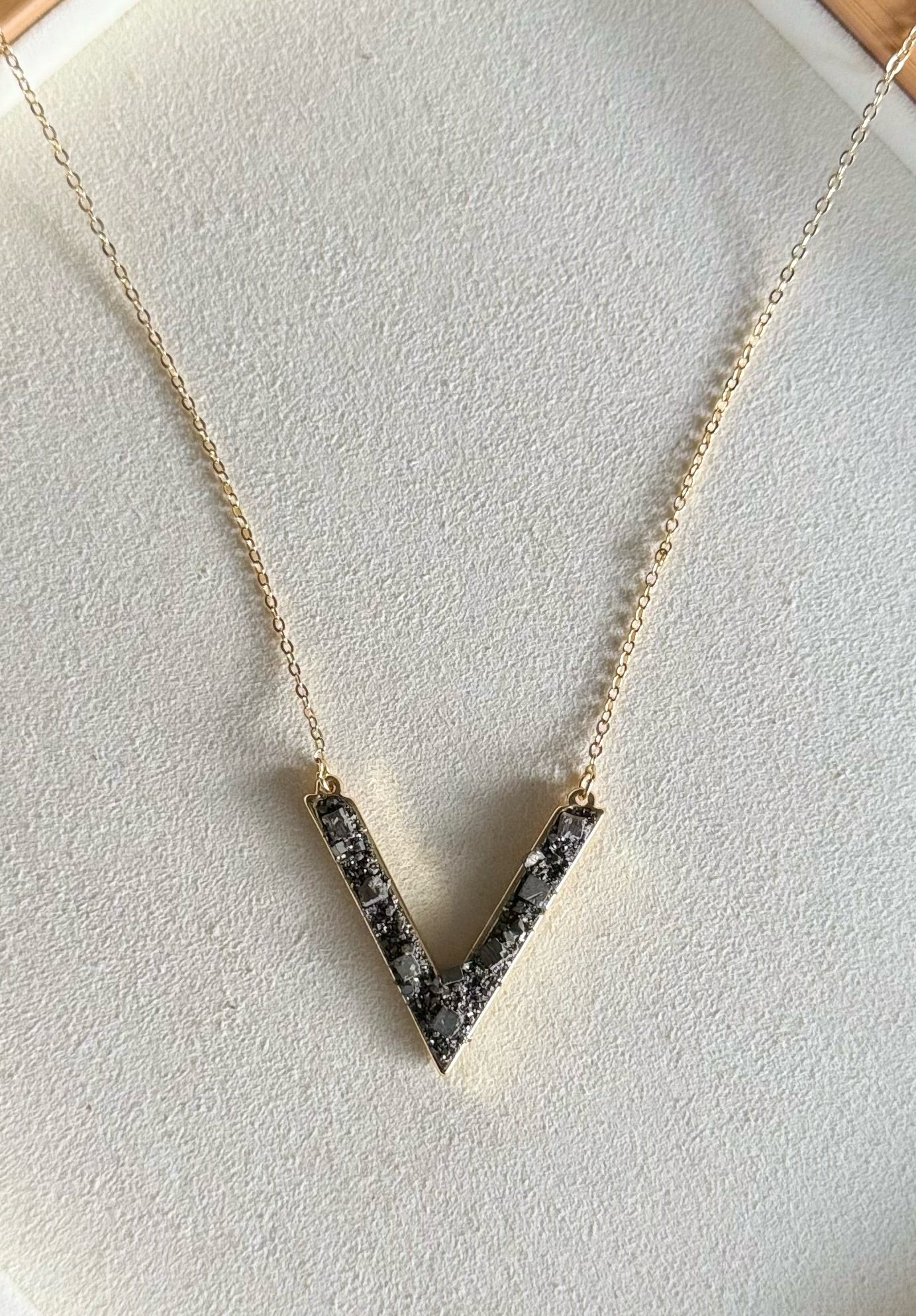 Pyrite Necklace - Gold