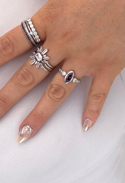 Red Agate Ring - 925 Sterling Silver