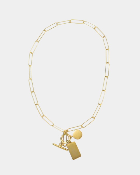 Chunky Link Chain Necklace - Gold