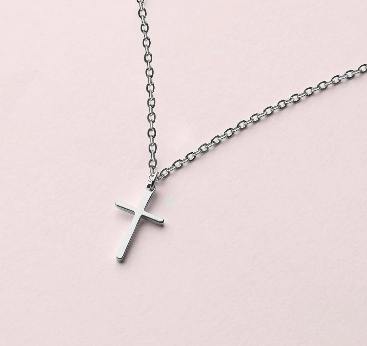 Cross Necklace - Silver