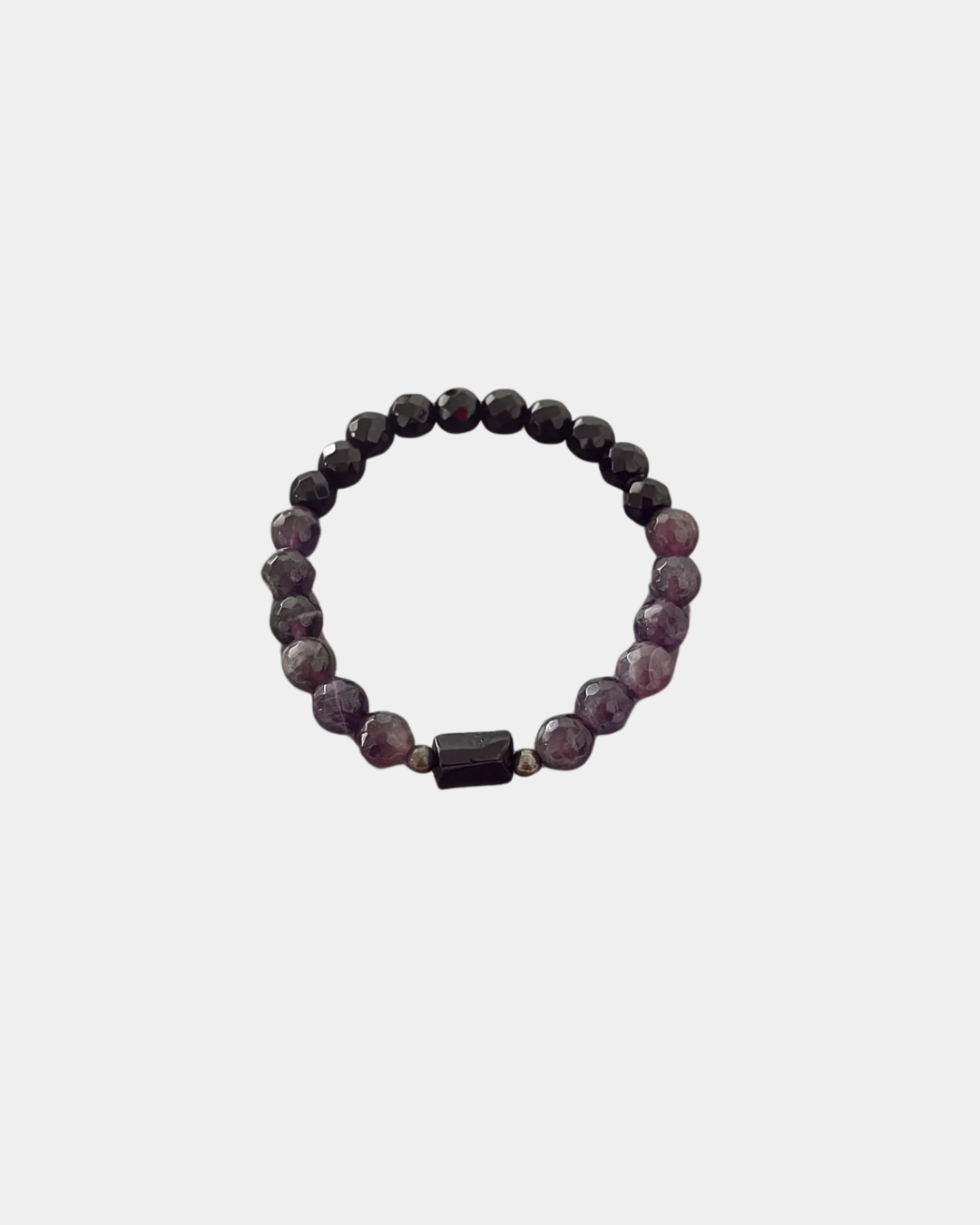 Empath Protection - Black Tourmaline, Amethyst, Pyrite - Gemstone Bracelet