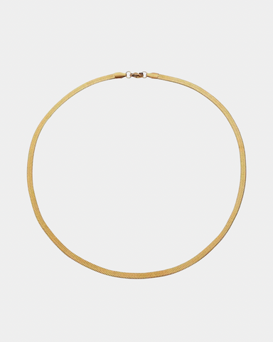 Snake Chain Necklace - Gold