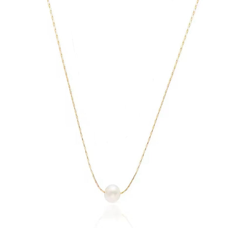 Pearl Necklace - Gold