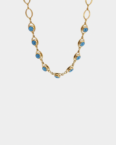 All Seeing Eyes Necklace - Gold