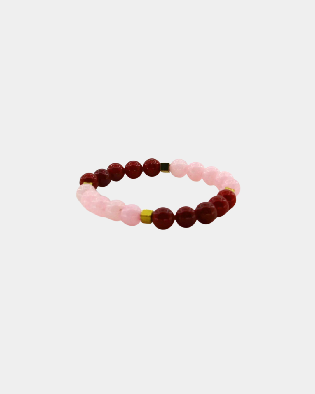 Fertility - Rose Quartz, Carnelian, Hematite - Gemstone Bracelet