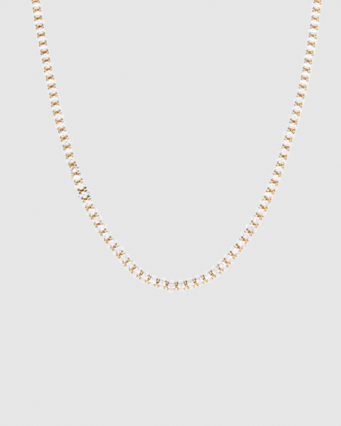 Moissanite Necklace - Gold