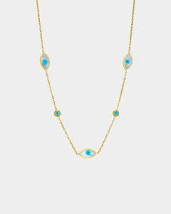 Evil Eye Protection Necklace - Gold