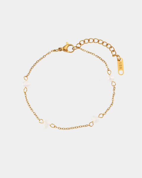 Tiny Pearls Bracelet - Gold