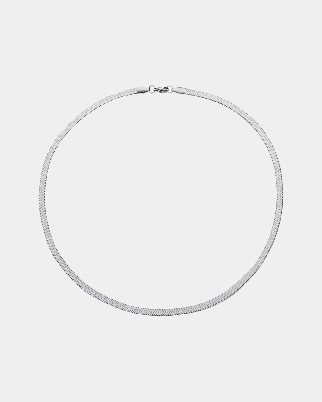 Snake Chain Necklace - Silver