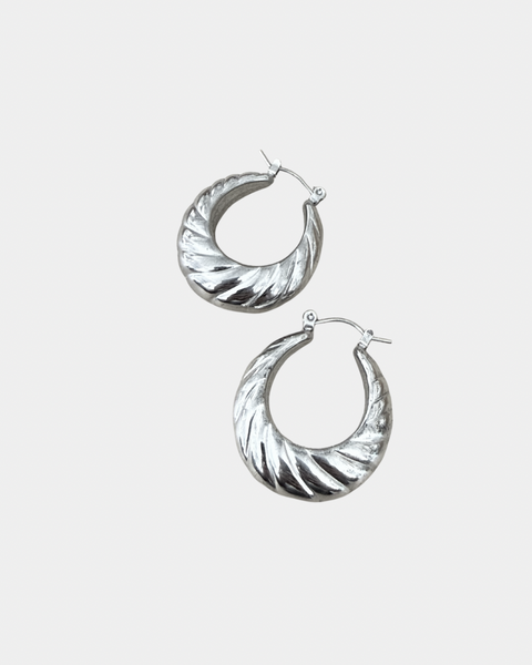 Vintage Hoop Earrings - Gold & Silver
