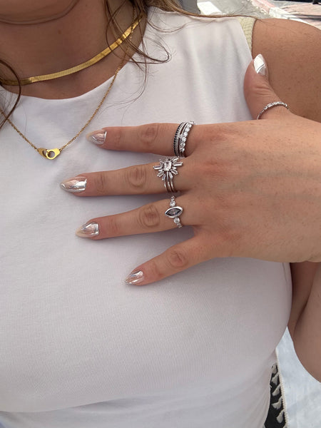 Red Agate Ring - 925 Sterling Silver