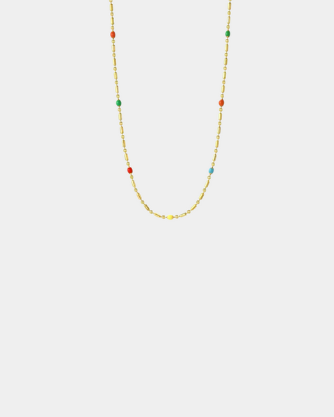 Rainbow Necklace - Gold