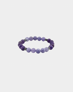 Deep Sleep - Amethyst, Angelite, Hematite - Gemstone Bracelet