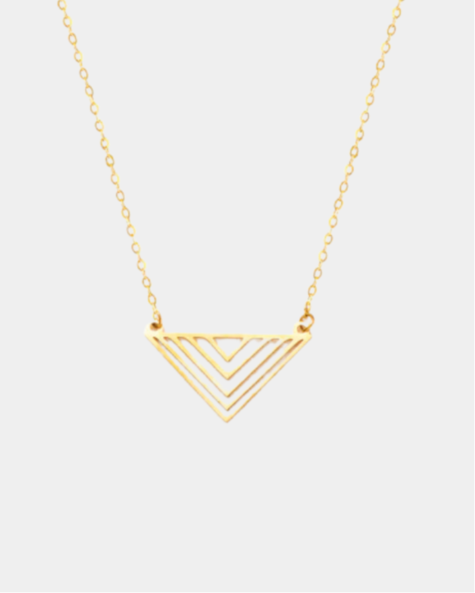 Triangle Necklace - Gold