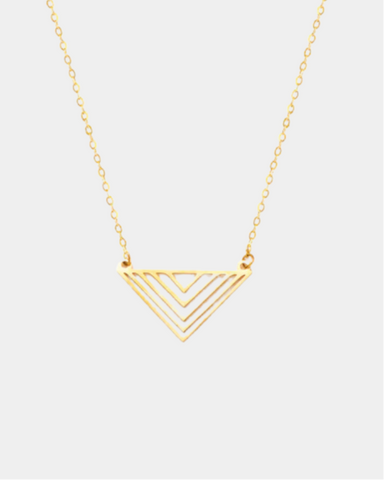 Triangle Necklace - Gold