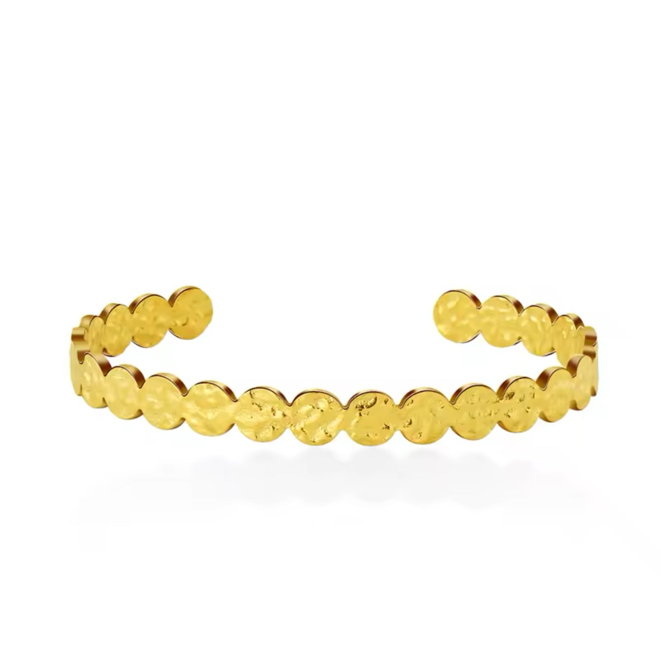 Gold Boho Bangle Bracelet