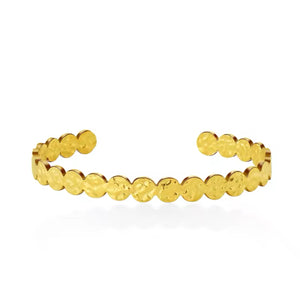 Gold Boho Bangle Bracelet
