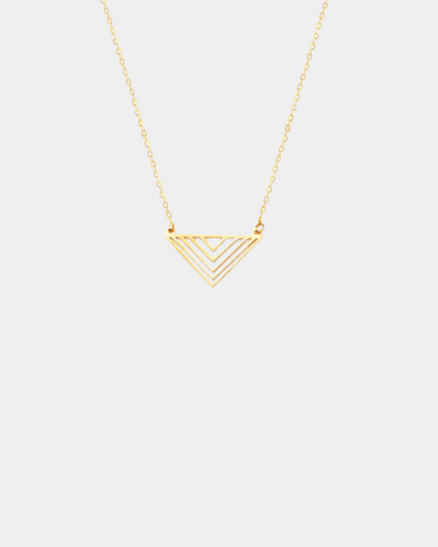Triangle Necklace - Gold