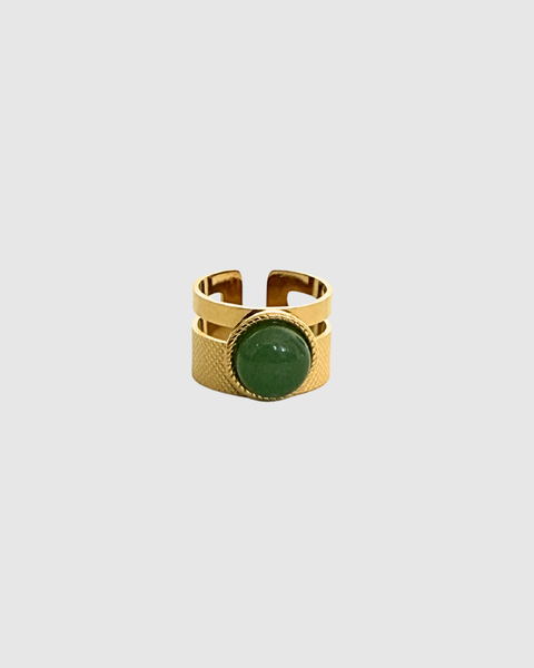 Jade Ring - Gold