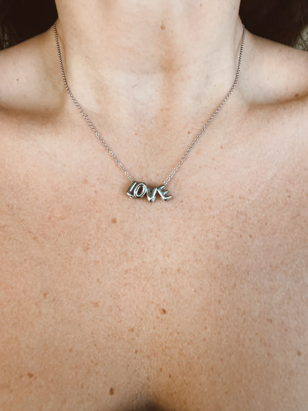 Bubble Custom Name Necklace - Gold & Silver