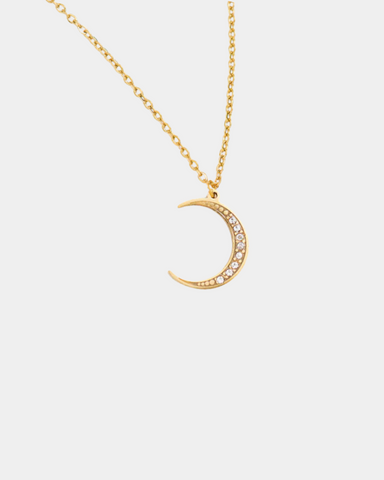 The Moon Necklace - Gold