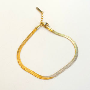 Snake Chain Anklet in Gold - Stainless Steel