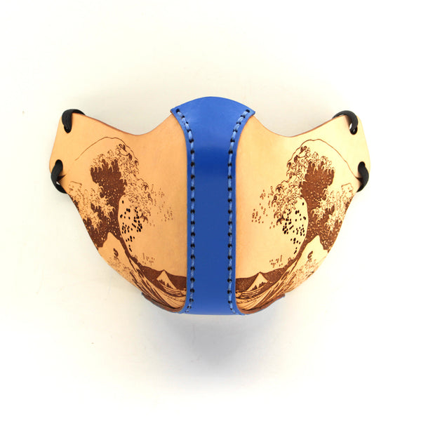 Leather Face Mask - Customization Available - "The Jellyfish"