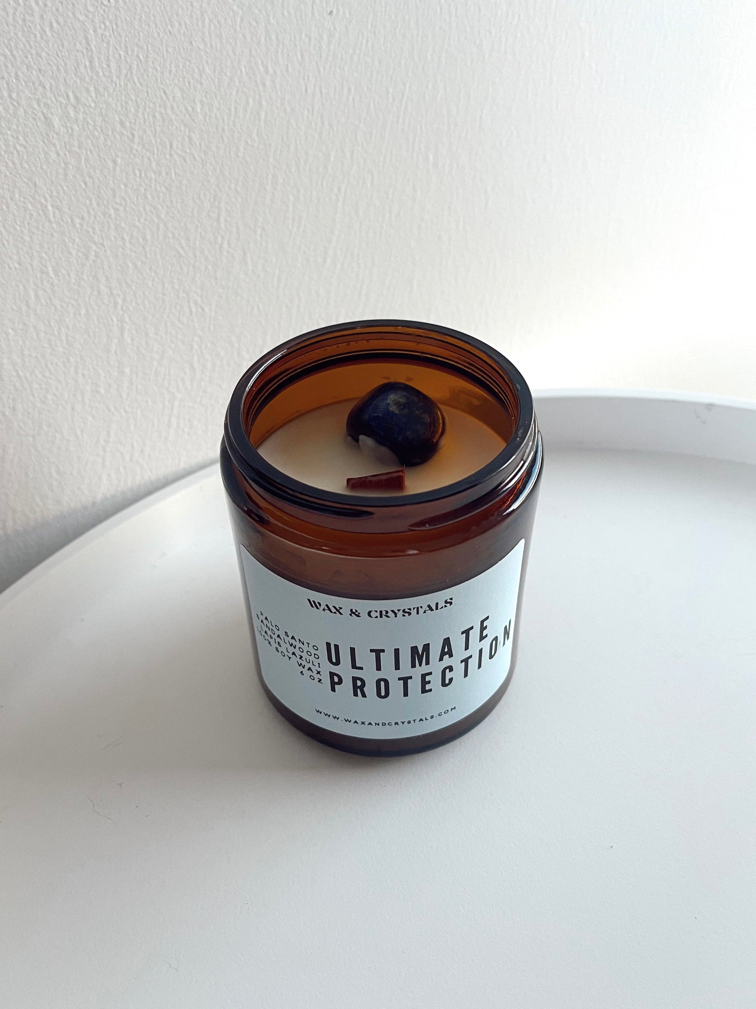 Palo Santo and Sandalwood Scented Ultimate Protection Candle