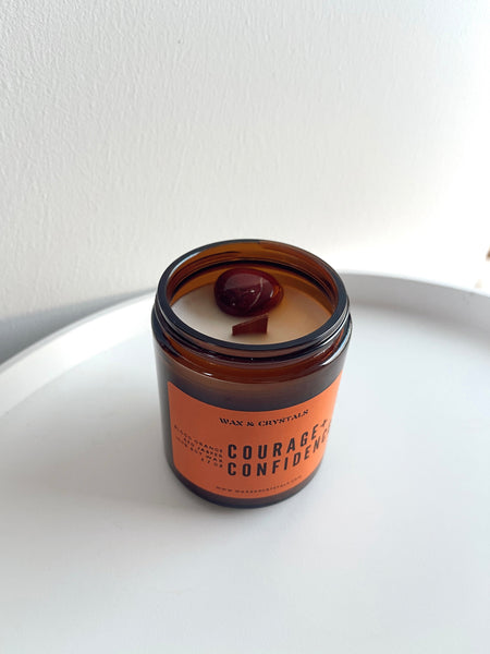Blood Orange Scented Courage and Confidence Candle