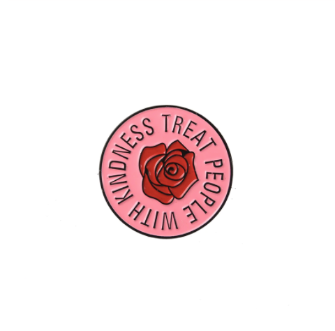 Treat People with Kindness - Enamel Pin