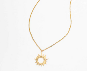 Sun Necklace - Gold