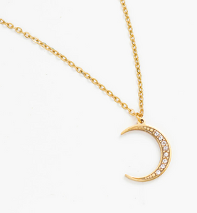 The Moon Necklace - Gold