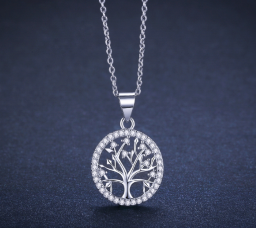 Tree of Life Necklace - 925 Sterling Silver