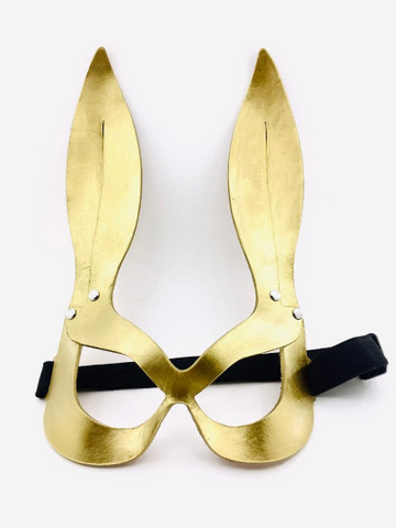 Gold Bunny - Masquerade Party Leather Mask