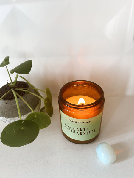 Green Tea and Lemongrass Scented Energy Cleanser Candle