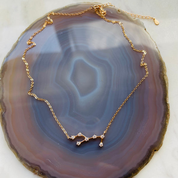 Constellation Necklace - Virgo - Rose Gold
